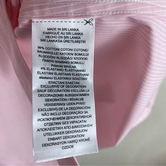 Lauren Ralph Lauren Women's 3/4 Sleeve Button up Cotton non-iron Size XL NWT - Picture 8 of 8